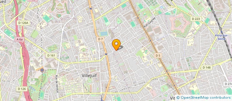 localisation de l'entreprise RICO RICO INTERNATIONAL  VILLEJUIF