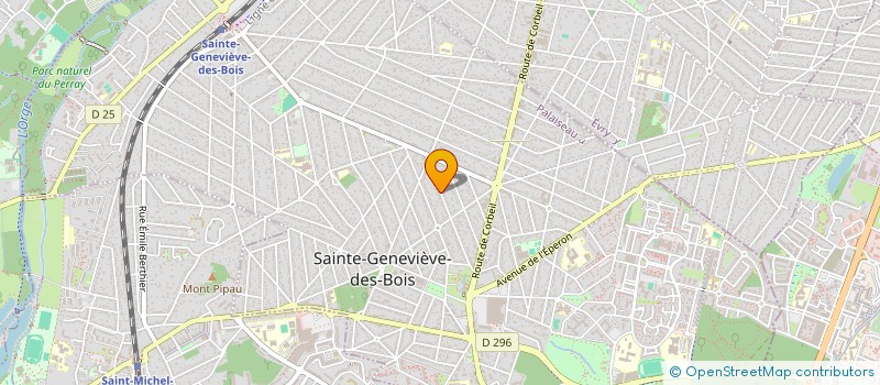 localisation de l'entreprise RICO TAXI à SAINTE-GENEVIEVE-DES-BOIS
