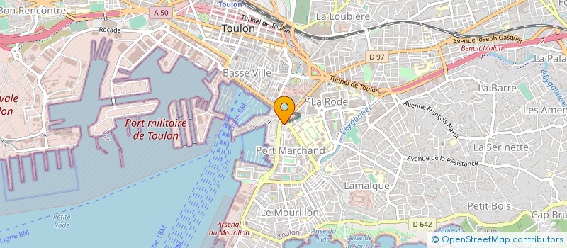 localisation de l'entreprise RICO VAILLANT à TOULON