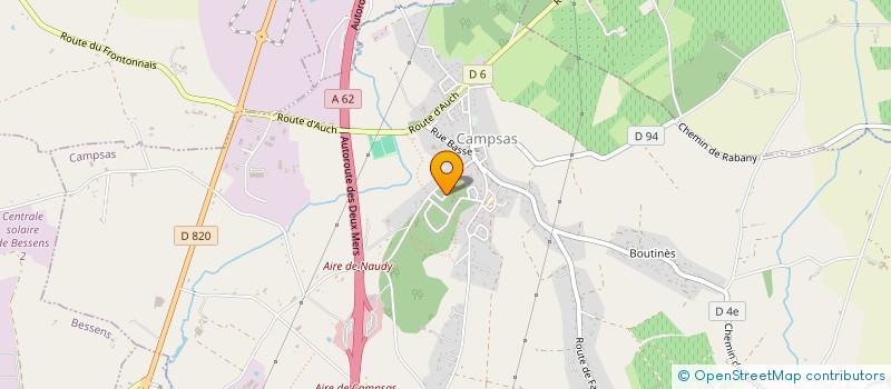 localisation de l'entreprise RICOBAT  CAMPSAS