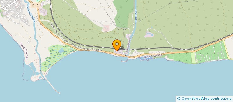 localisation de l'entreprise RICOCHET  SAINT CHAMAS