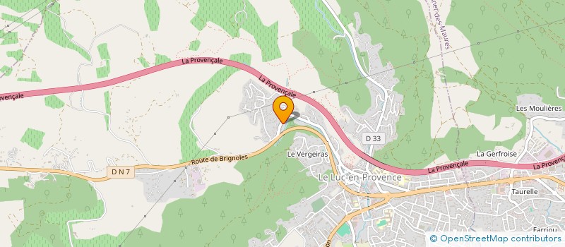 localisation de l'entreprise RICOLA  LE LUC