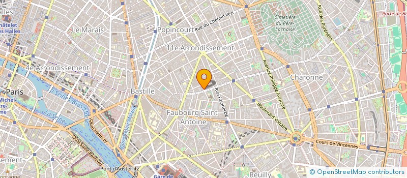 localisation de l'entreprise RICOM à PARIS