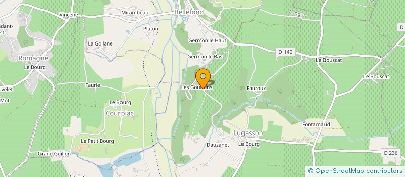 localisation de l'entreprise RICOMAT  LUGASSON