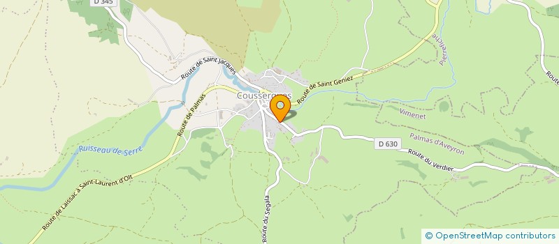 localisation de l'entreprise RICOMES TP  PALMAS D'AVEYRON