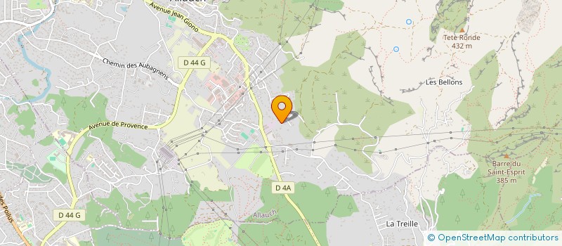 localisation de l'entreprise RICONNE  ALLAUCH