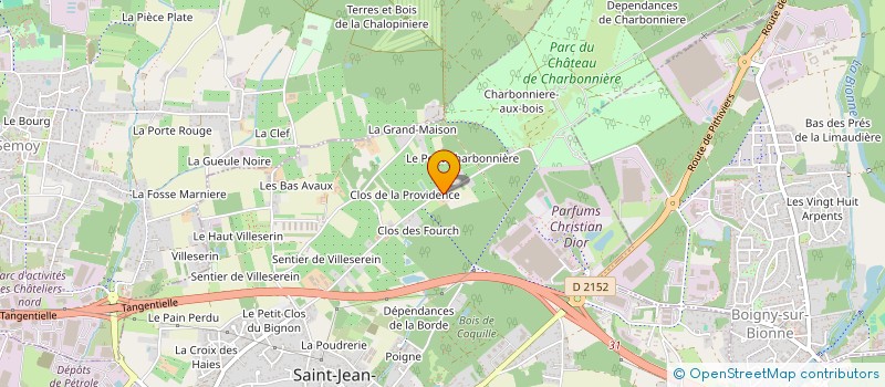 localisation de l'entreprise RICORBLIN à SAINT-JEAN-DE-BRAYE