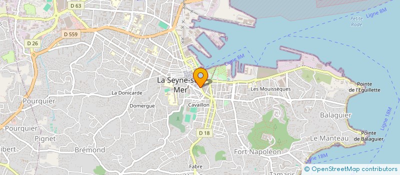localisation de l'entreprise RICORD  LA SEYNE-SUR-MER