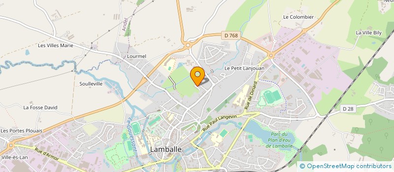 localisation de l'entreprise RICORDEL à LAMBALLE-ARMOR