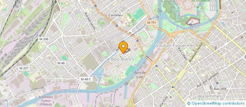 localisation de l'entreprise RICORDI à LILLE