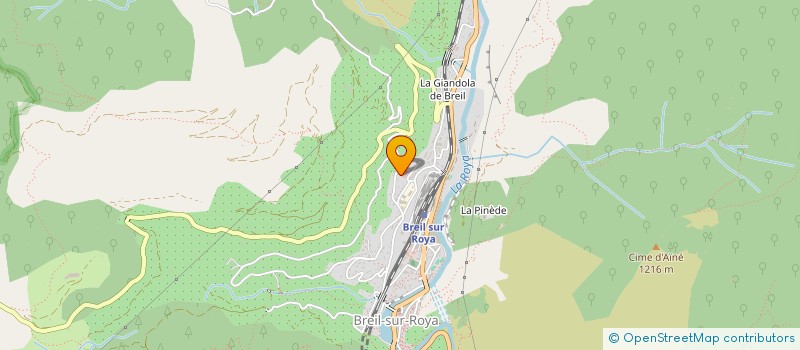 localisation de l'entreprise RICORDO D'ANGELINO  BREIL-SUR-ROYA