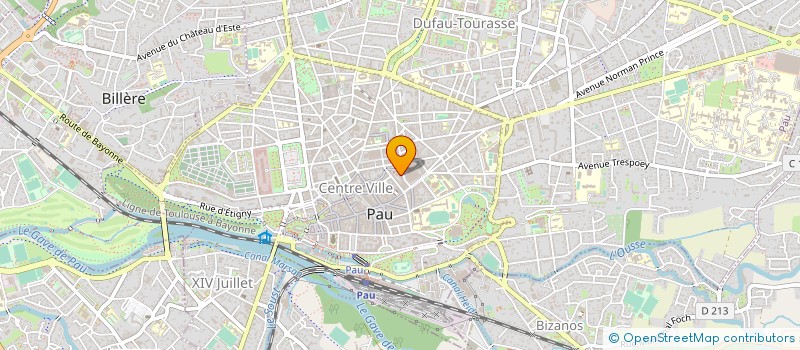 localisation de l'entreprise RICORDU à PAU