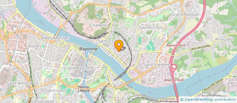localisation de l'entreprise RICOTJI SARL à BAYONNE