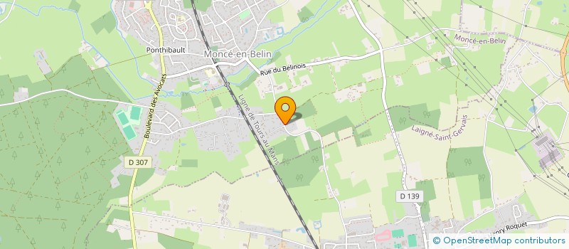 localisation de l'entreprise RICOTONNELL  MONCE-EN-BELIN