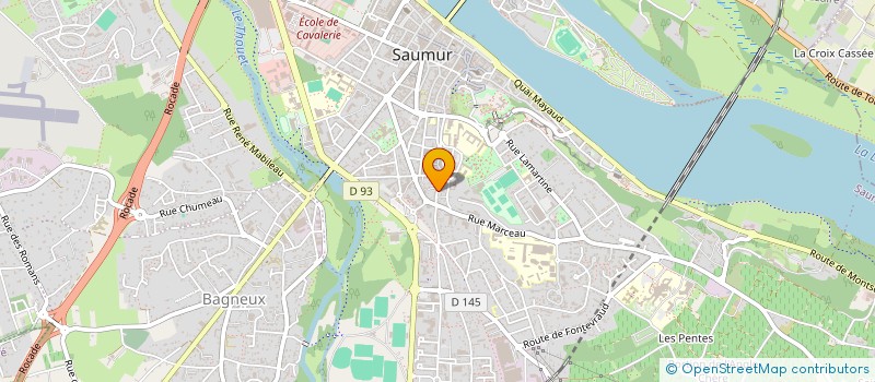 localisation de l'entreprise RICOU BEAUSEJOUR  SAUMUR