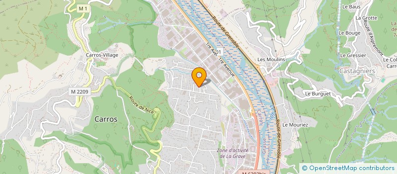 localisation de l'entreprise RICOU NETTOYAGE à CARROS