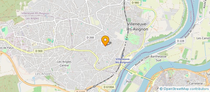localisation de l'entreprise RICOUX ENERGIE  VILLENEUVE-LES-AVIGNON