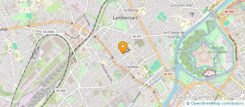 localisation de l'entreprise RICOUX EYSSETTE à LAMBERSART