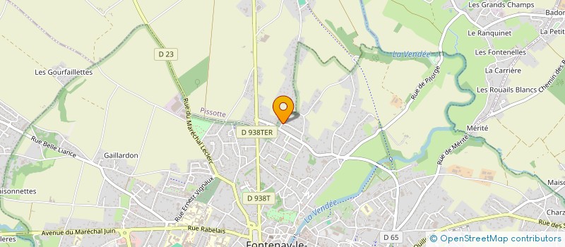 localisation de l'entreprise RICOVANA  FONTENAY-LE-COMTE