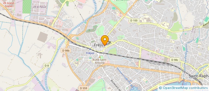 localisation de l'entreprise RICULPHE à FREJUS