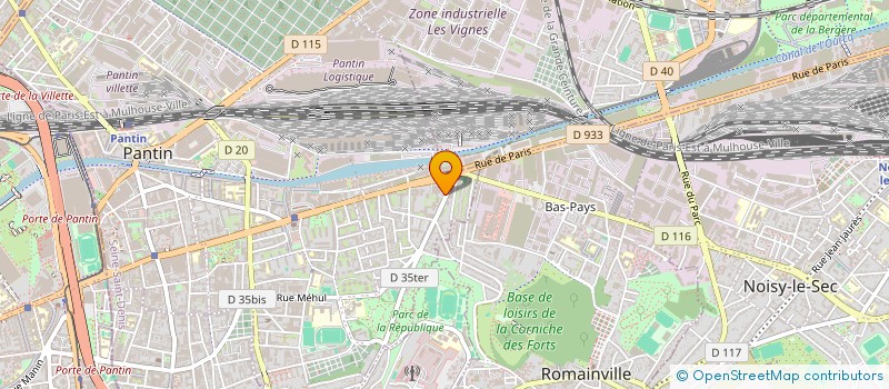 localisation de l'entreprise RID.BAT à PANTIN