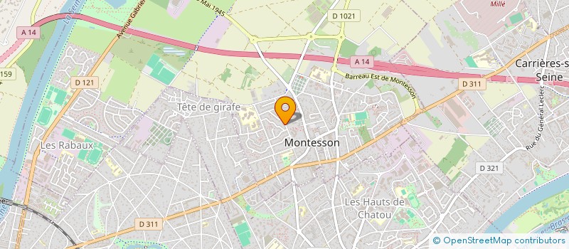 localisation de l'entreprise RID PLOMBERIE RAMONAGE  MONTESSON