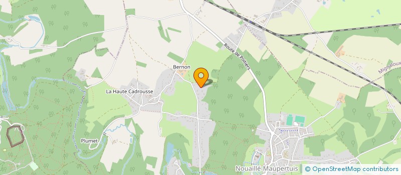 localisation de l'entreprise RIDA-CHAFI  NOUAILLE-MAUPERTUIS