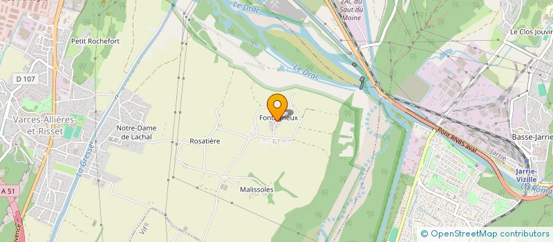 localisation de l'entreprise RIDA MARINA à VARCES-ALLIERES-ET-RISSET