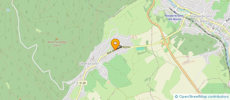 localisation de l'entreprise RIDACKER à OBERBRONN