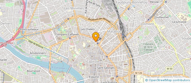 localisation de l'entreprise RIDAMIN à TOULOUSE