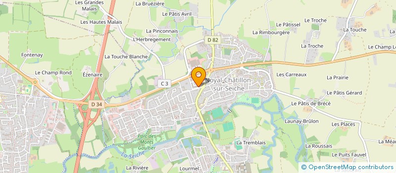 localisation de l'entreprise RIDARD LEFEUVRE  NOYAL-CHATILLON-SUR-SEICHE