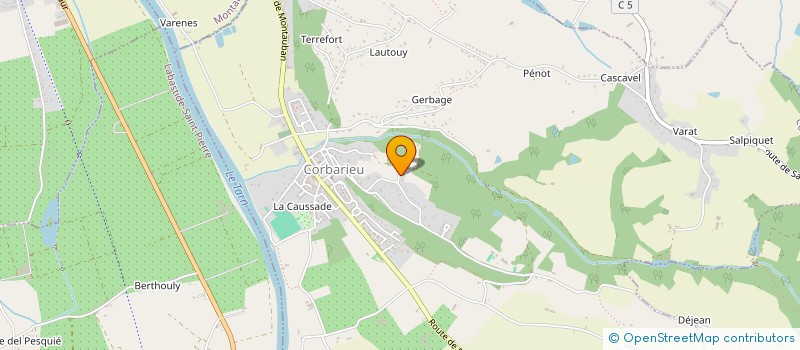 localisation de l'entreprise RIDARD LEURENT  CORBARIEU