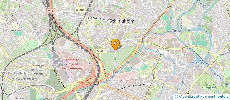 localisation de l'entreprise RIDBOURG  SCHILTIGHEIM