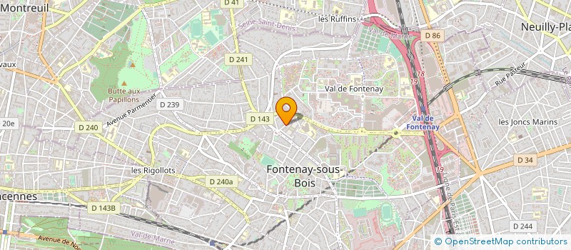 localisation de l'entreprise RIDDIM RIDERS à FONTENAY-SOUS-BOIS