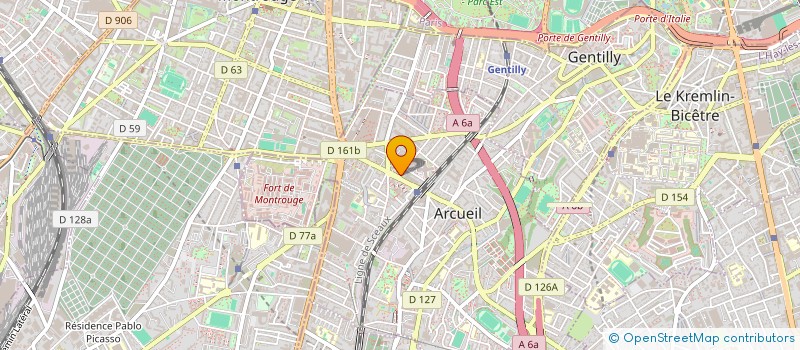 localisation de l'entreprise RIDDIMATIK PRODUCTION  ARCUEIL