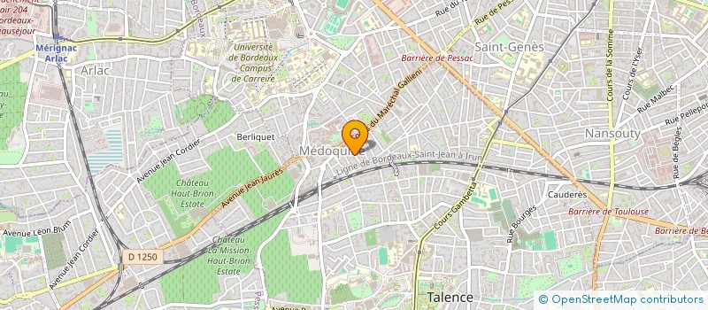 localisation de l'entreprise RIDE  BORDEAUX