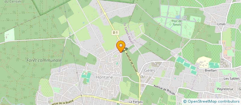 localisation de l'entreprise RIDE  LE TAILLAN-MEDOC