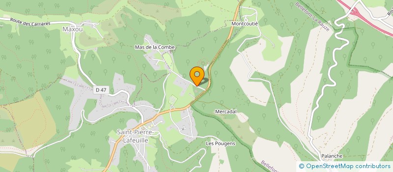 localisation de l'entreprise RIDE  SAINT-PIERRE-LAFEUILLE