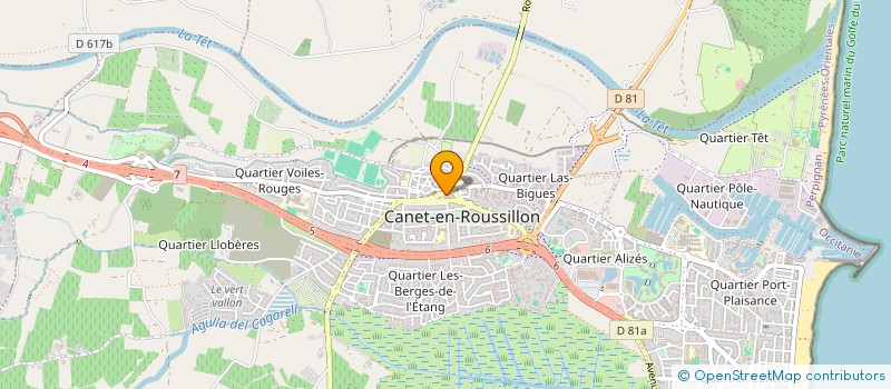 localisation de l'entreprise RIDE ATTITUDE  CANET-EN-ROUSSILLON