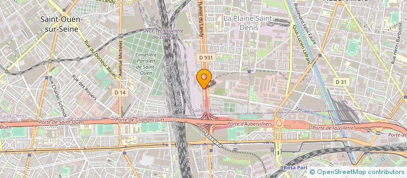 localisation de l'entreprise RIDE BIKE 93 à COLOMBES