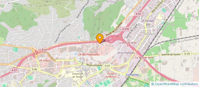 localisation de l'entreprise RIDE BIKE AND BUSINESS à LA GARDE