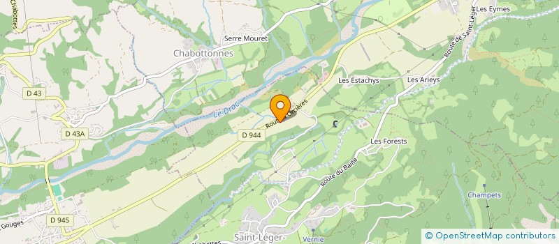 localisation de l'entreprise RIDE CAFE  SAINT-LEGER-LES-MELEZES