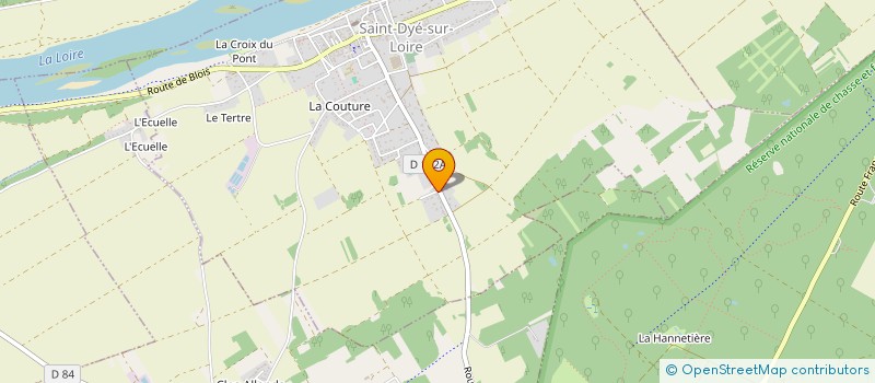 localisation de l'entreprise RIDE & COACH  SAINT-DYE-SUR-LOIRE