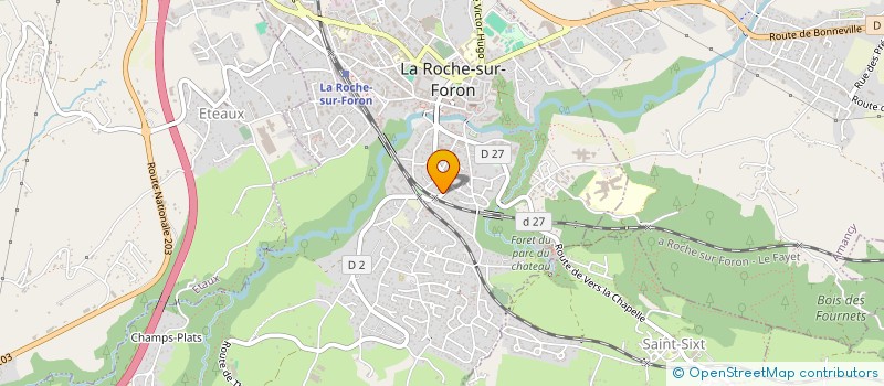 localisation de l'entreprise RIDE-IN  LA ROCHE-SUR-FORON