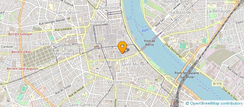 localisation de l'entreprise RIDE INVEST à BORDEAUX