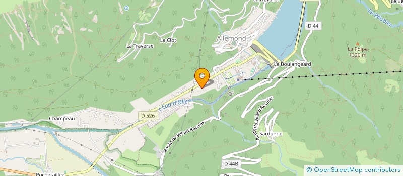 localisation de l'entreprise RIDE OZ ELECTRIQUE  ALLEMOND