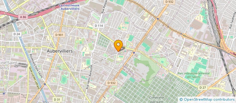 localisation de l'entreprise RIDE PRO à AUBERVILLIERS