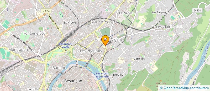 localisation de l'entreprise RIDE THIS BOOK  BESANCON