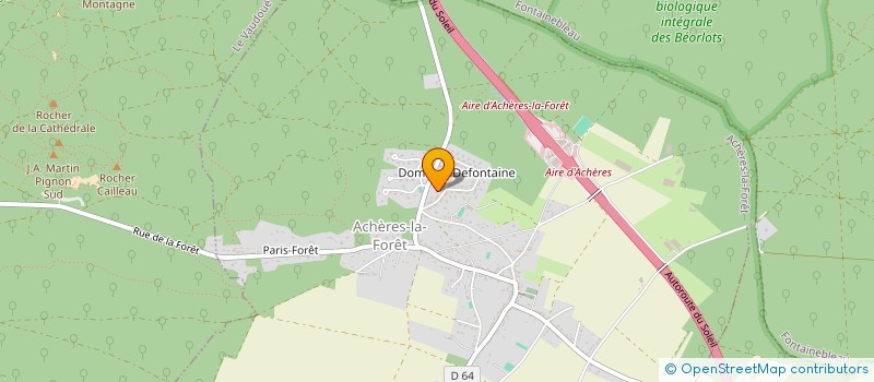 localisation de l'entreprise RIDE TO EUROPE  ACHERES-LA-FORET