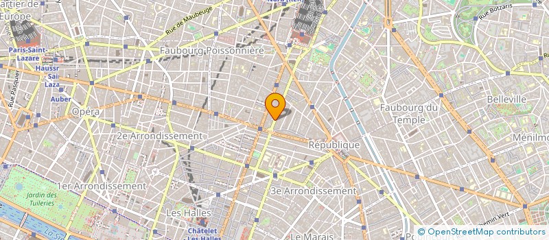 localisation de l'entreprise RIDEAU ROUGE  PARIS